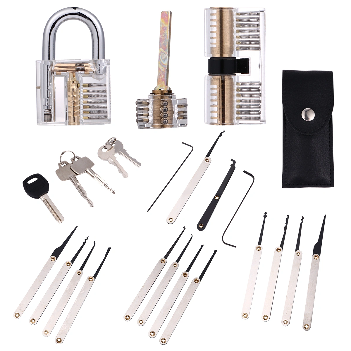 1 set of Manual Unlocking Tools Repairing Locks Tools Practical Tool Kit