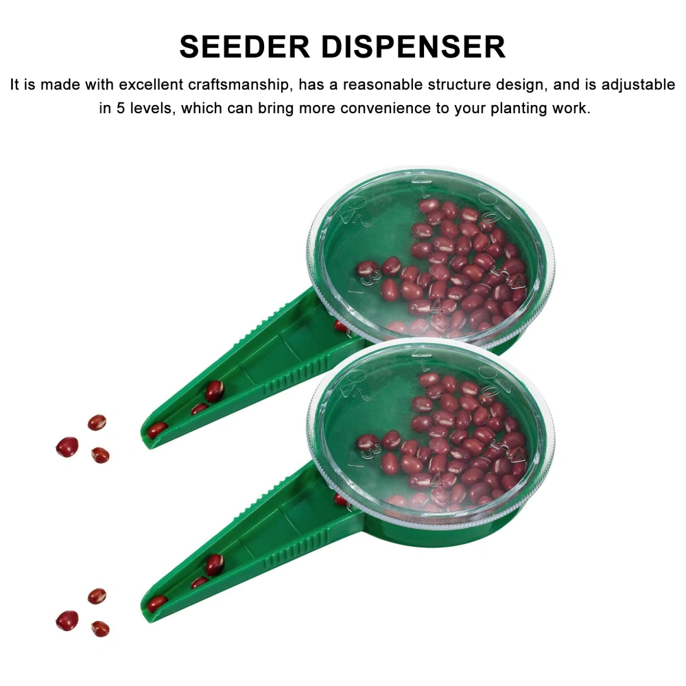 10pcs Portable Gardening Seeder Practical Sower Planter for Home Garden