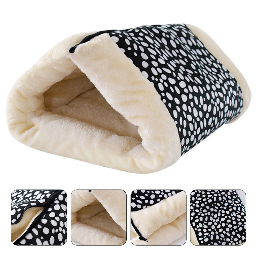 Cat Bed Adorable Cat Cozy Nest Kitten Sleeping Nest Foldable Sleeping Bed