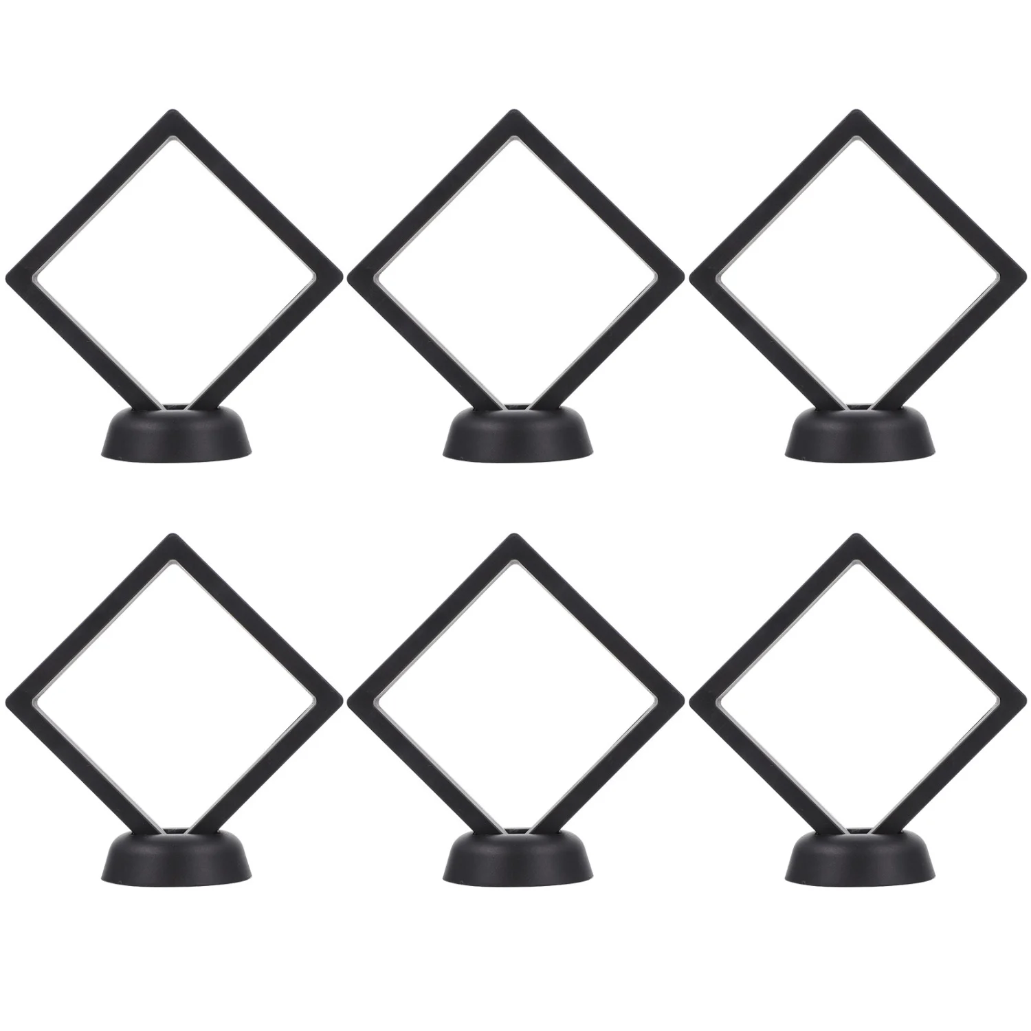 6 Sets Floating Jewelry Showing Stands Jewelry Storage Holders Jewelry Boxes