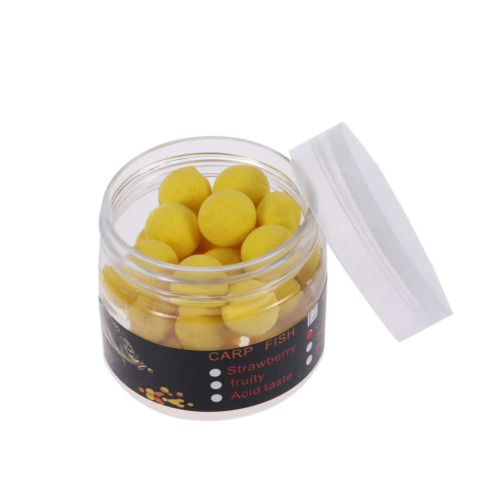 PVA Smell Fishing Lure Fishing Bait Floating Smell Ball Beads Feeder Artificial Carp Baits(1.2cm)