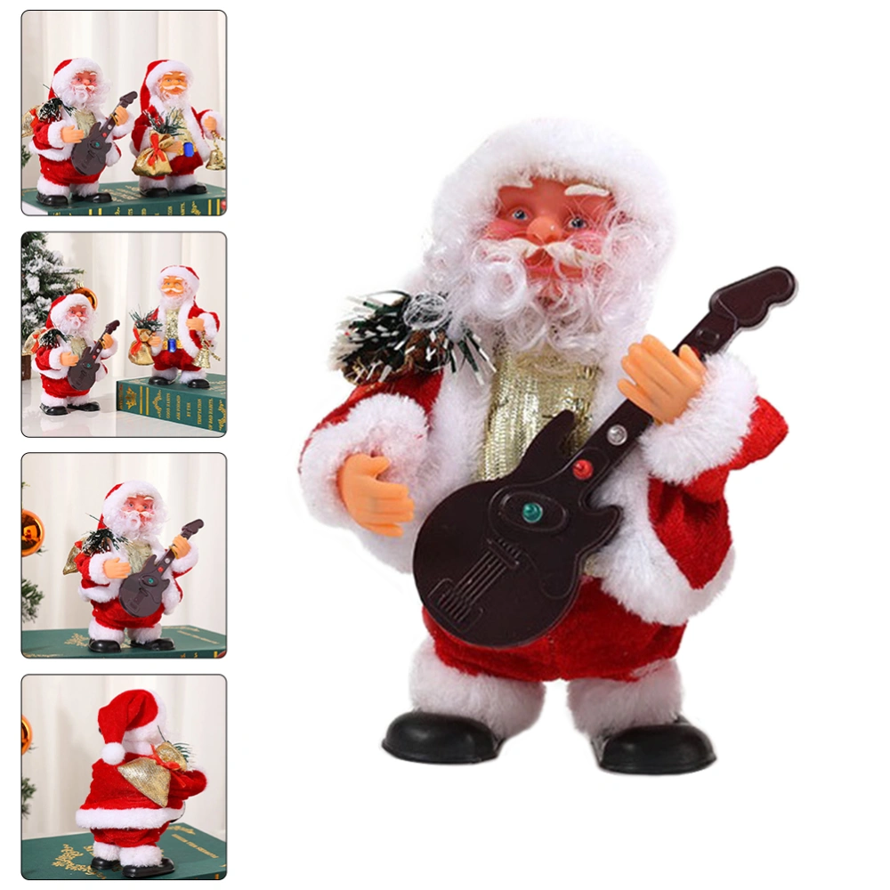 Lovely Santa Doll Ornament Decorative Santa Doll Xmas Tabletop Decoration