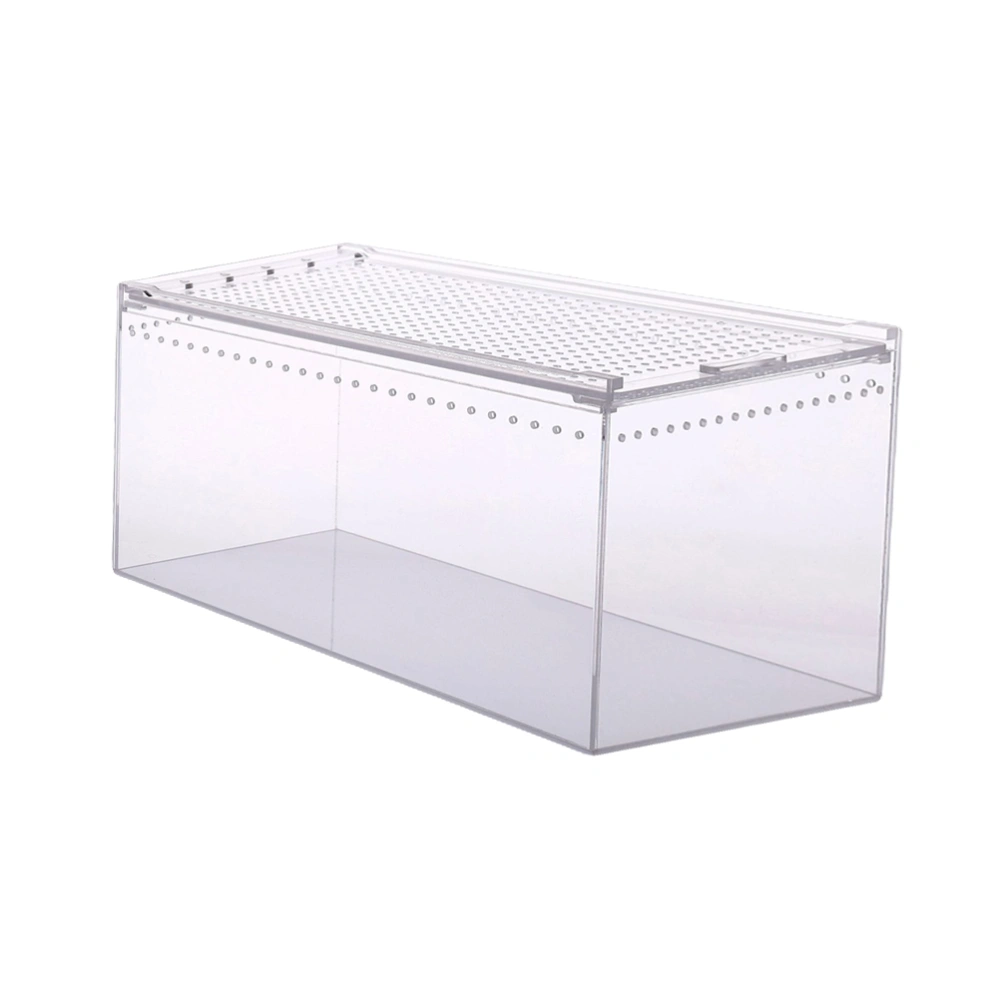 Acrylic Reptile Box Climbing Pet Feeding Container Transparent Breeding Box