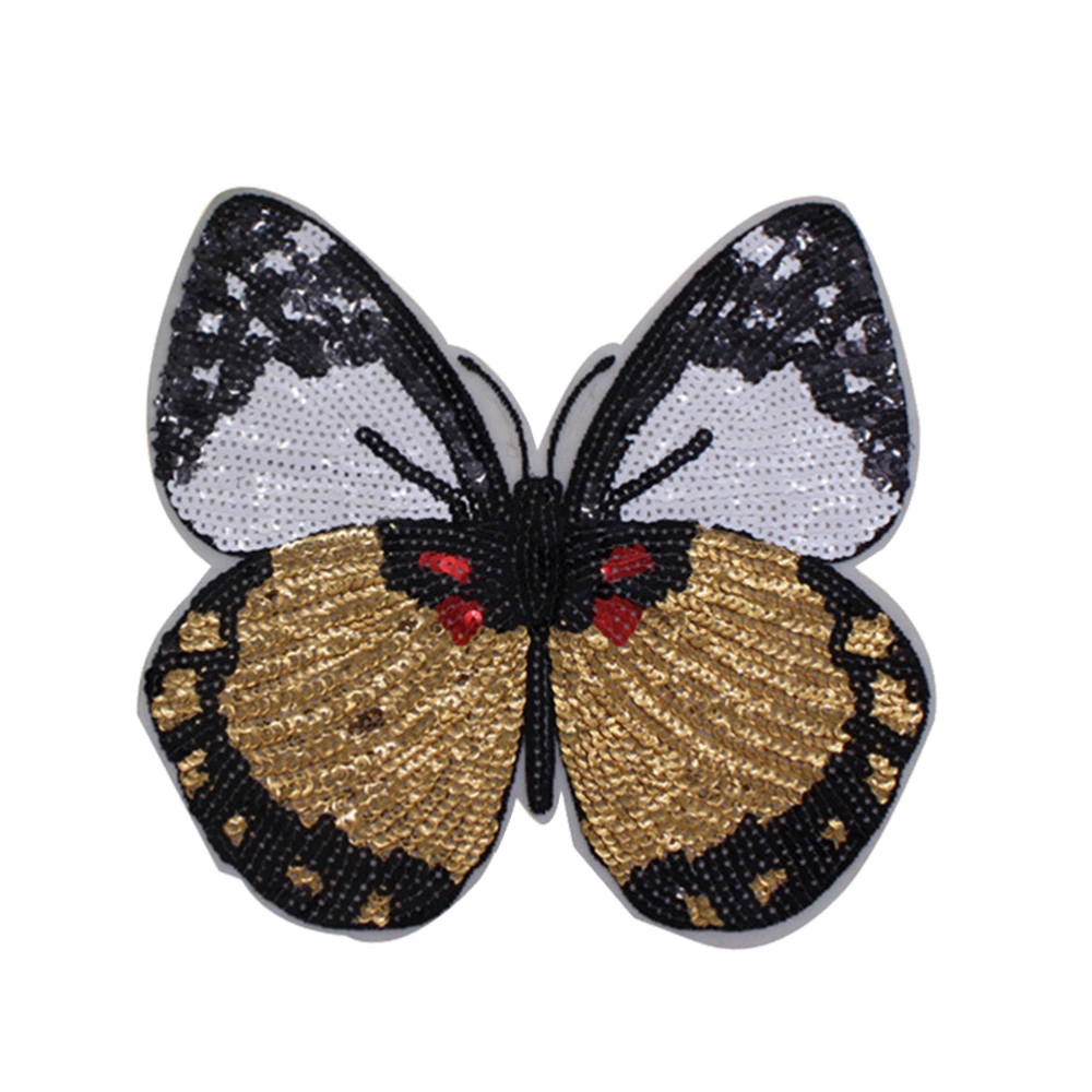 DIY Clothing Embroidery Color Sequin Cloth Sequins Patches Embroidery Appliques for Clothes Sewing