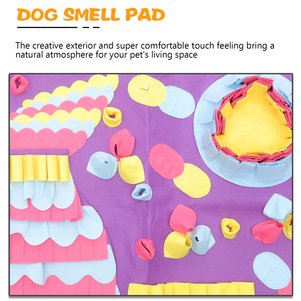 1 Pc  Pet Snuffle Mat Nose Smell Training Sniffing Pad Slow Feeding Mat