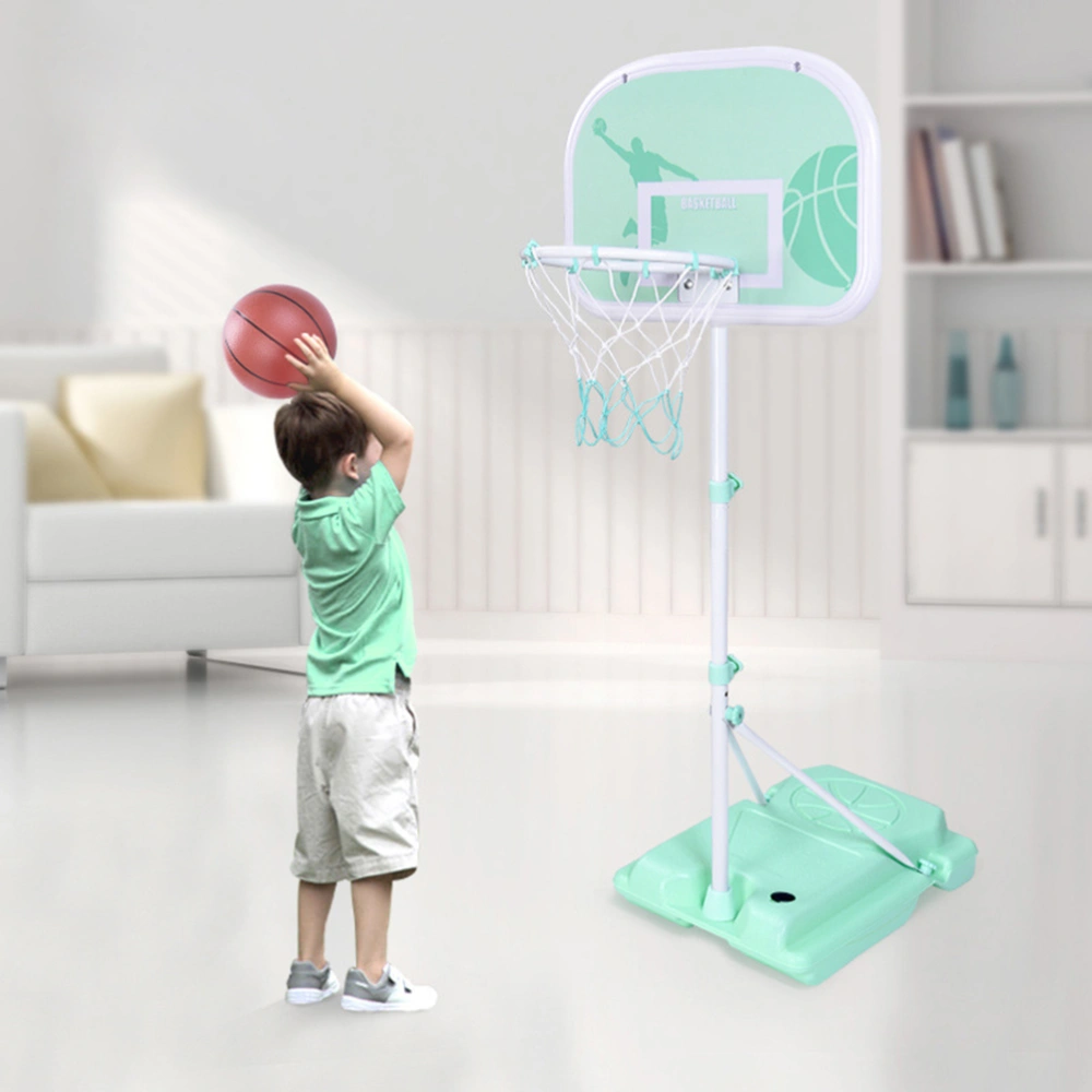 Children Adjustable Basketball Portable Basketball Toy Basketball Goal Game Play Set for Indoor Outdoor