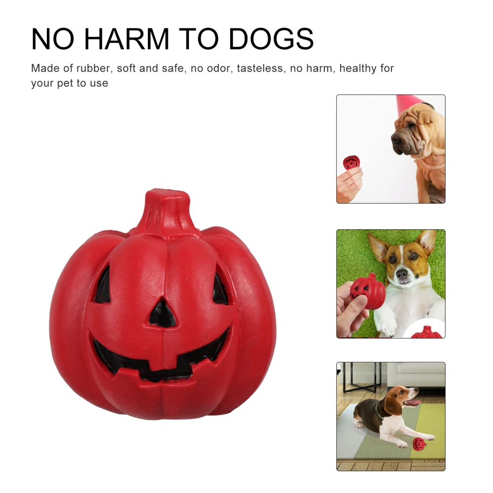 Pet Dog Toy Interactive Chew Bite Squeaky Rubber Toy Christmas Pet Gift