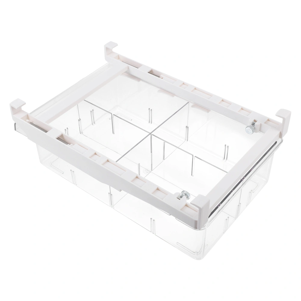 1 Pc Transparent PET Refrigerator Drawer Storage Box Large Storage Box for Organizing