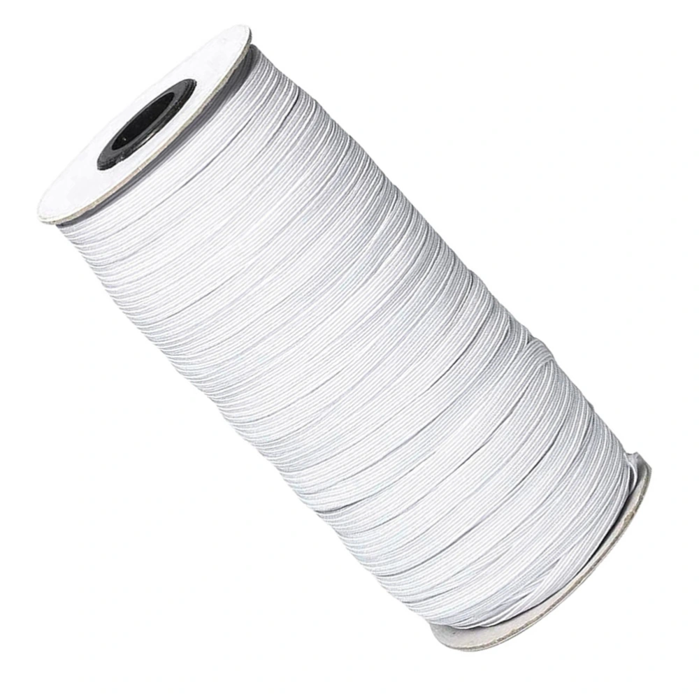 0.40cm 50m Ear Hanging Band Creative Mask Elastic Band Mask Replacement Elastic Band (White)