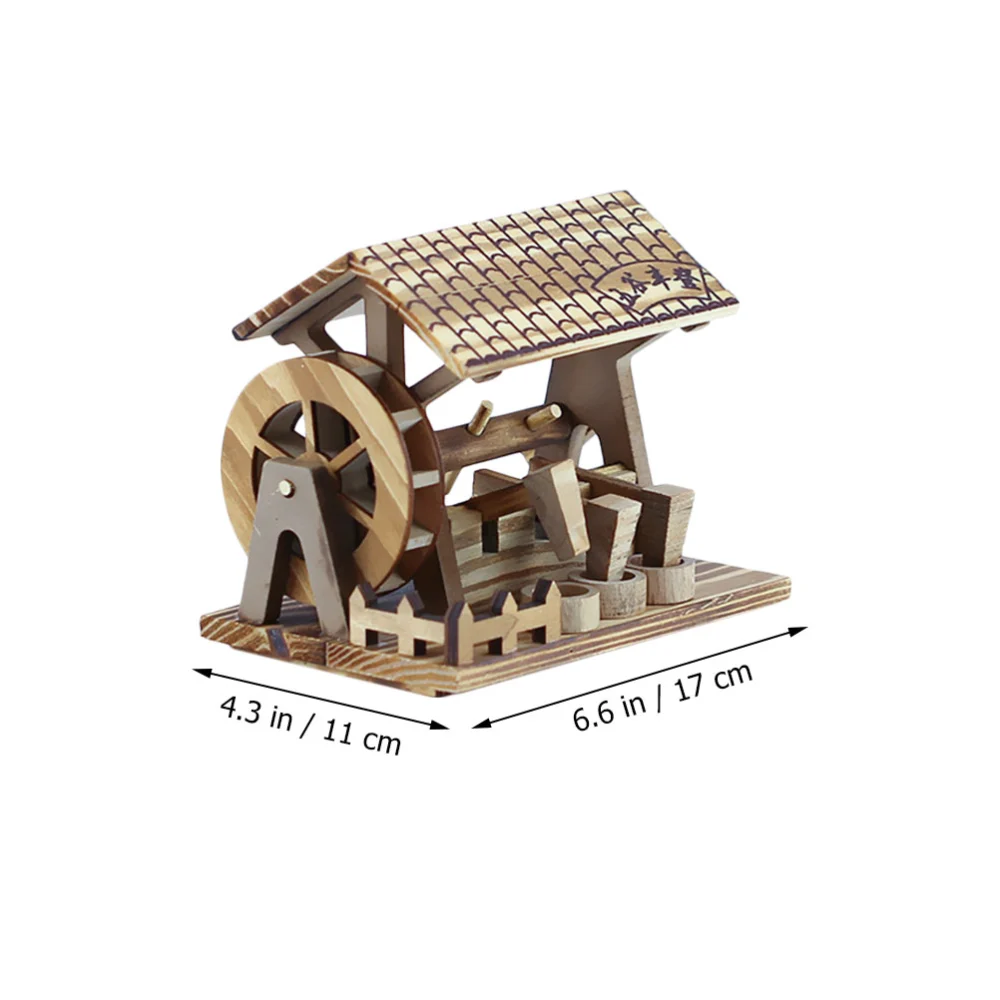 Wooden Manual Crafts Creative Mini Home Decorations Delicate Desktop Adornment