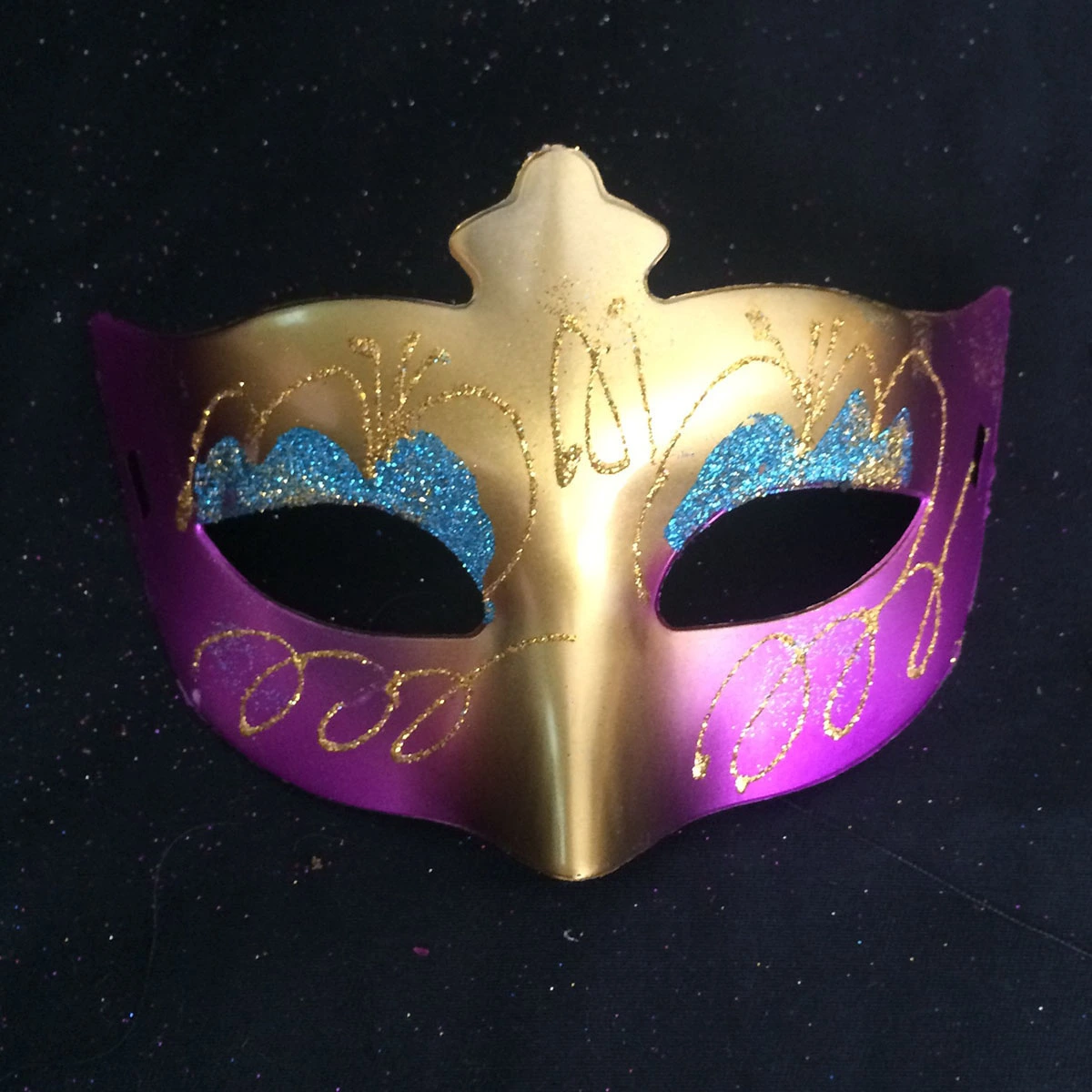Beauty Eye Mask Painted for Christmas Halloween Masquerade Party Dress Carnival Festival Fancy Costume Ball Mask Random Color