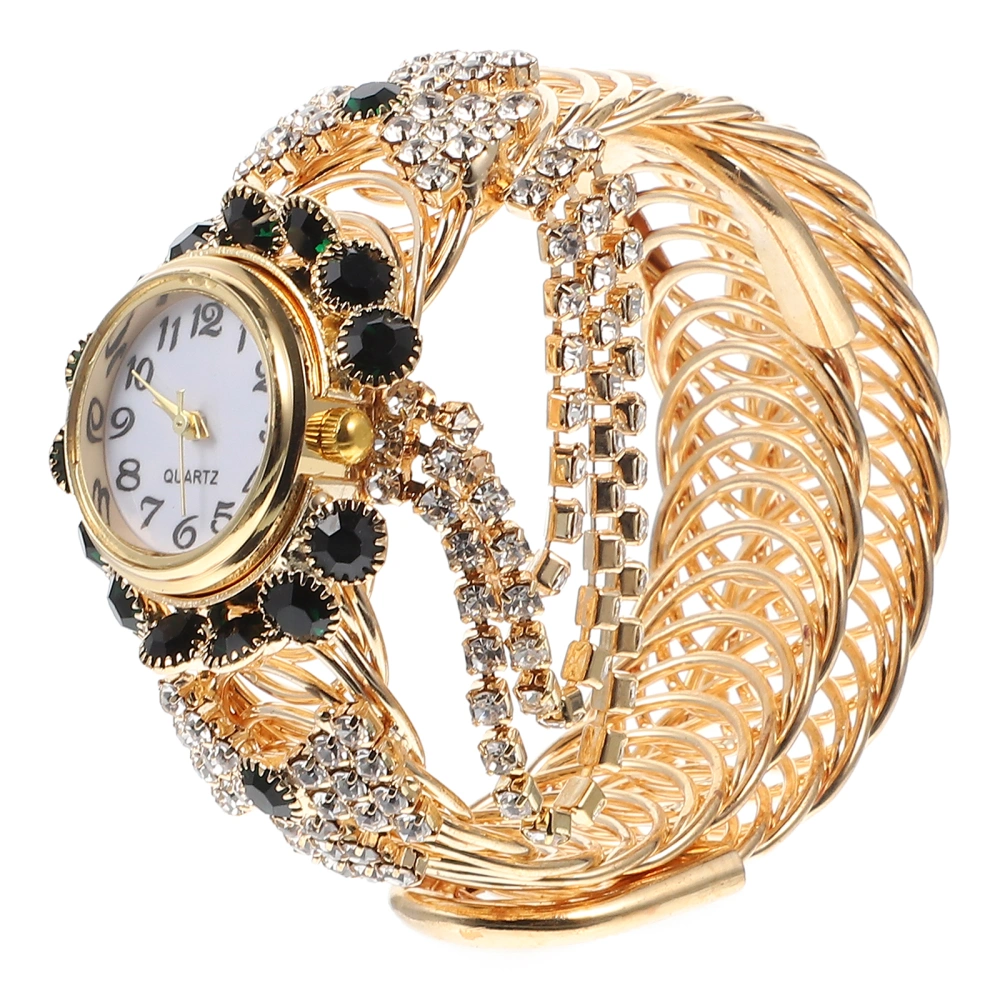 1Pc Fashion Watch Creative Alloy Watch Shiny Quartz Watch for Women Lady