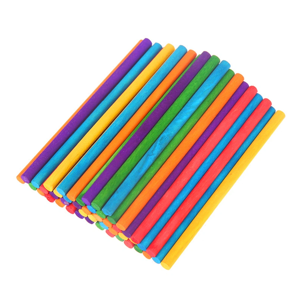 50pcs Colorful Rhythm Sticks Wooden Music Rhythm Sticks Replacement Rhythm Sticks