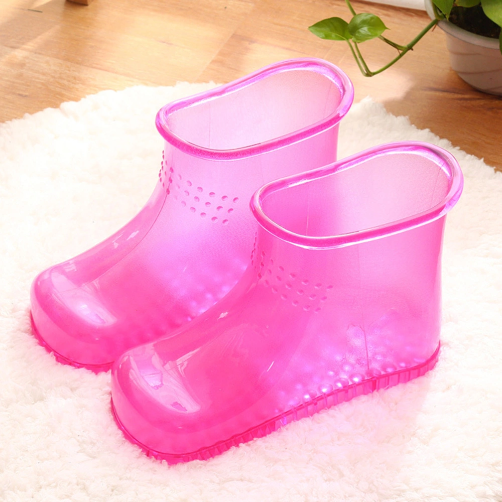 1 Pair of Foot Bath Shoes Massage Bucket Boots Foot Massage Bath Shoes Foot Massager