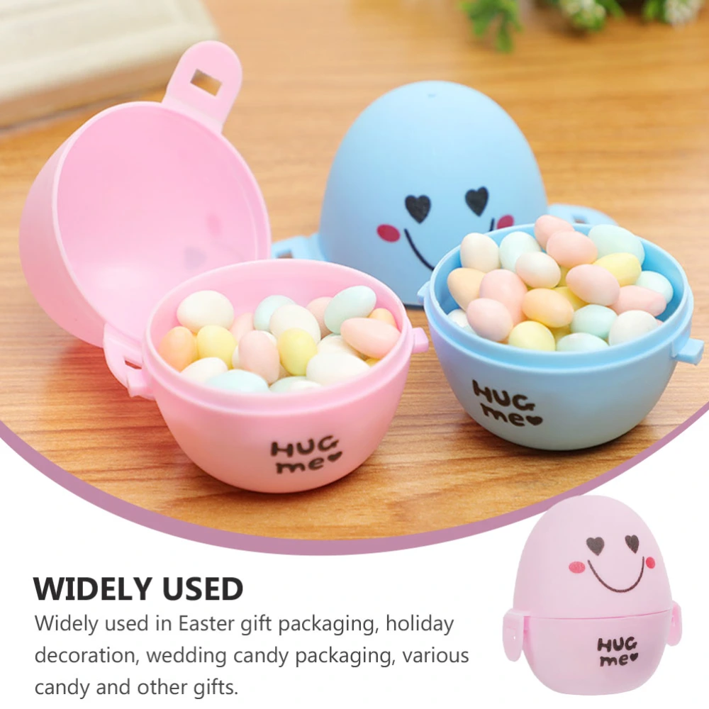 12Pcs Creative Candy Box Candy Gift Box with Buckle Adorable Easter Party Supply