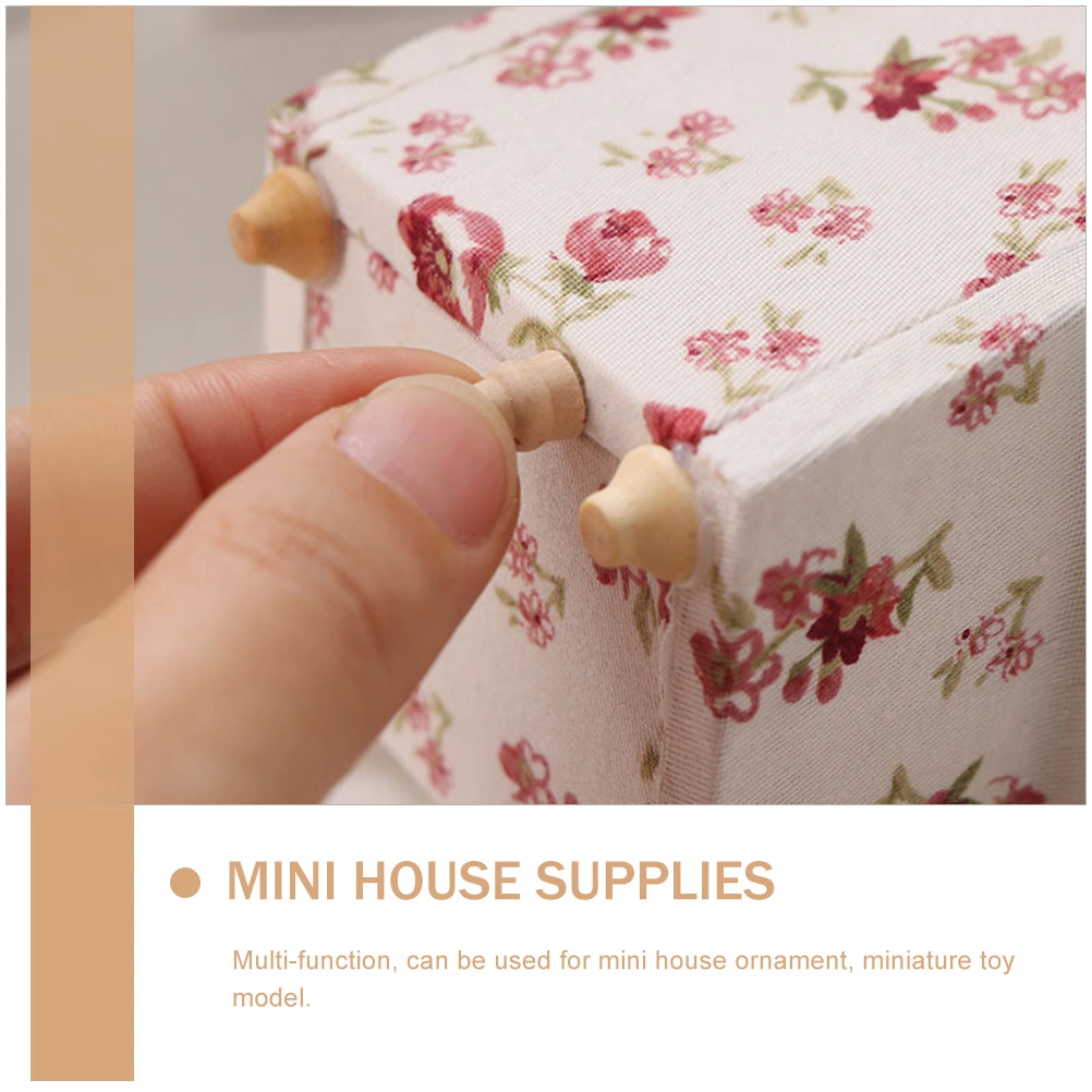 12Pcs Mini House Wooden Table Legs Mini House Scene Layout Props Mini Table Legs