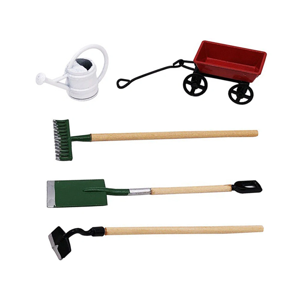 1 Set Mini Gardening Tool Model Mini House Garden Decor Accessory Kids Mini Toy