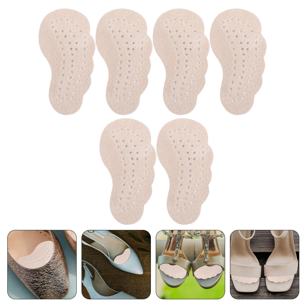 3 Pairs of Convenient Foot Pads Replaceable Forefoot Pads Comfortable Shoe Inserts