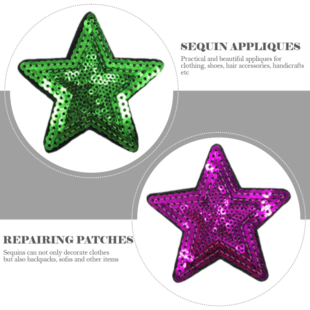 14pcs Clothes Repairing Patches Clothing Sequin Appliques Garment Decorative Patches