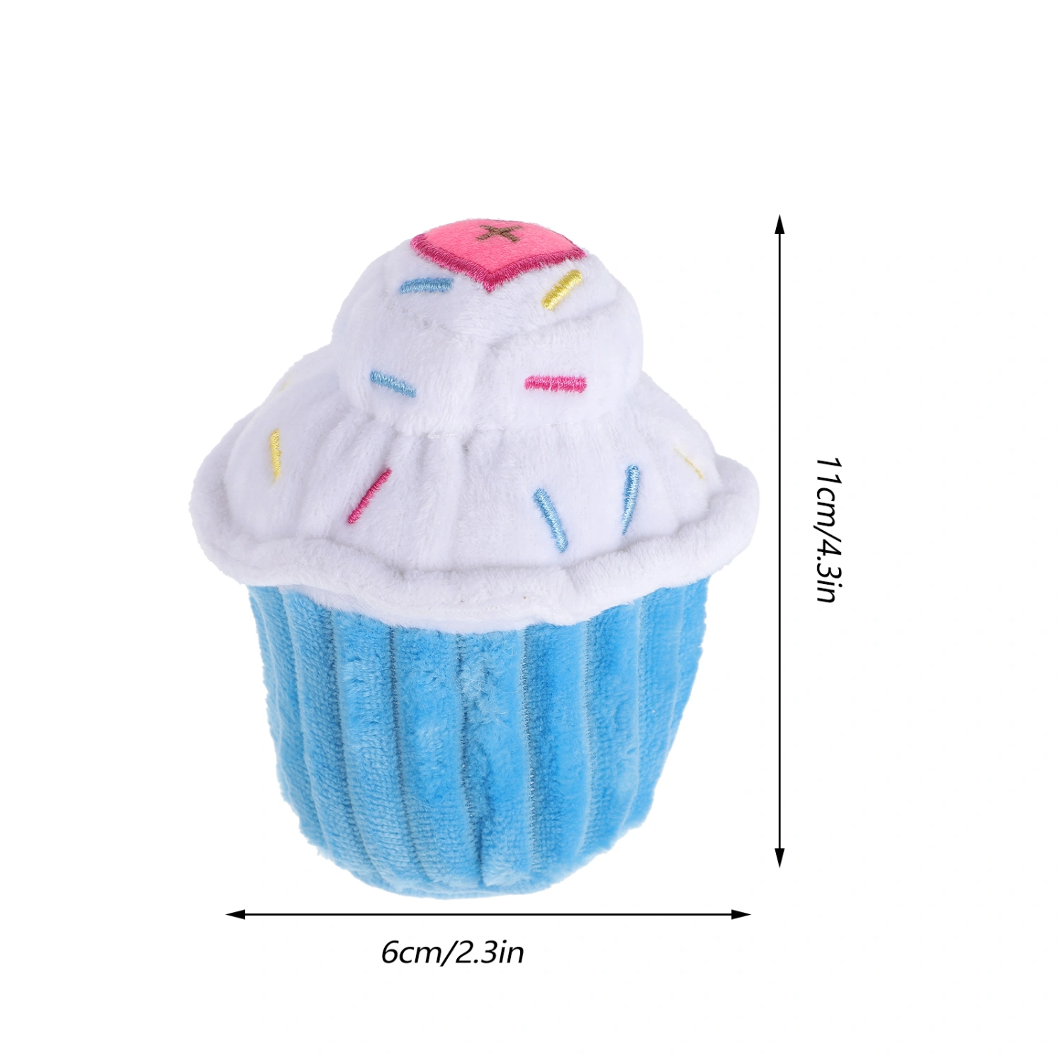Creative Dog Biting Toys Plush Ice Cream Shaped Pet Toy Puppy Pets Chew Toys