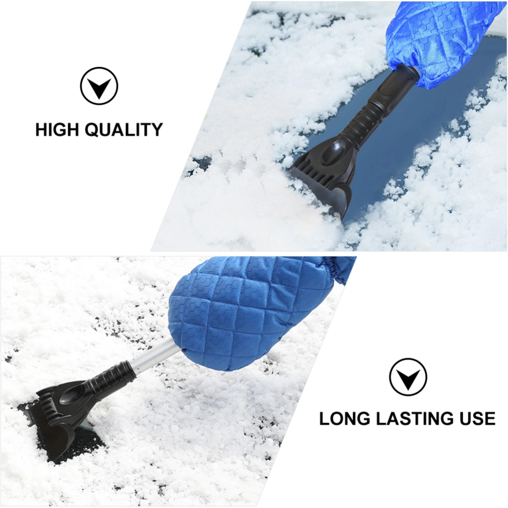 1pc Thickened Car De-icing Spatula Shovels ABS Ice Shovel Gloves for Vehicles