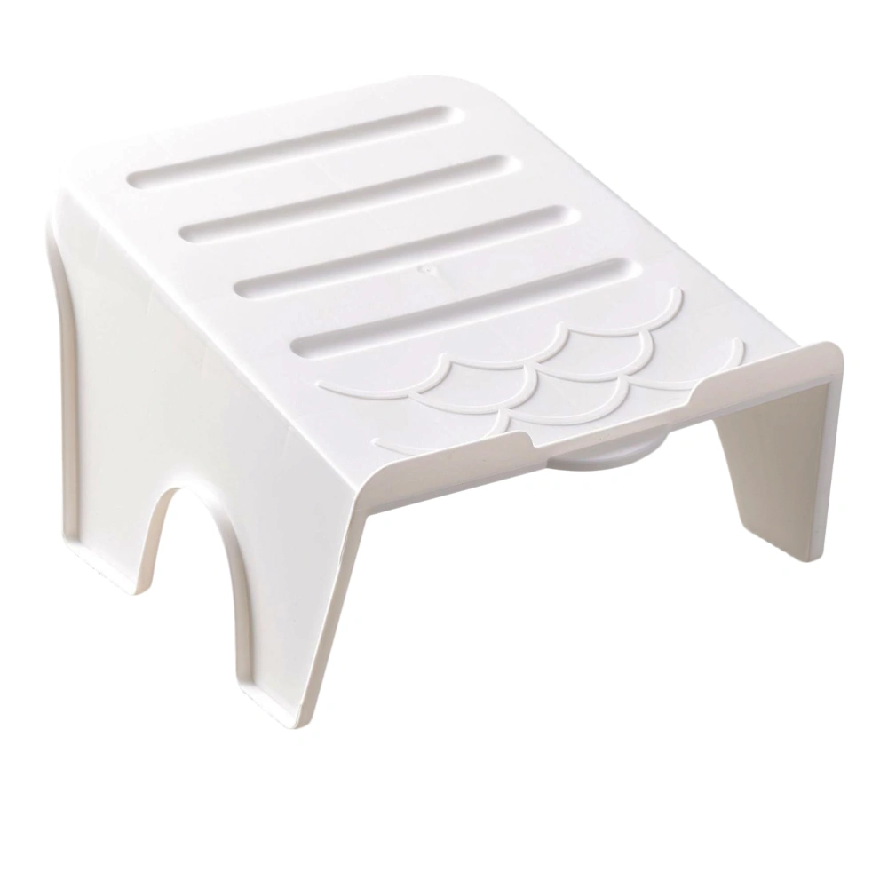 Plastic Shoe Rack Creative Thickened Multilayers Multifunctional Shoe Shelf Space Saving Storage Rack for Home (White)