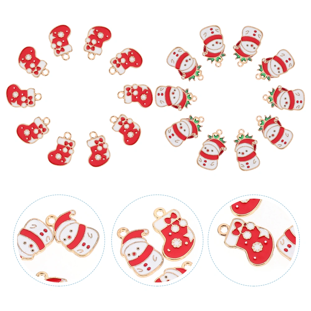 20pcs Jewelry Make Accessories Phone Decor Christmas Design Craft DIY Charms