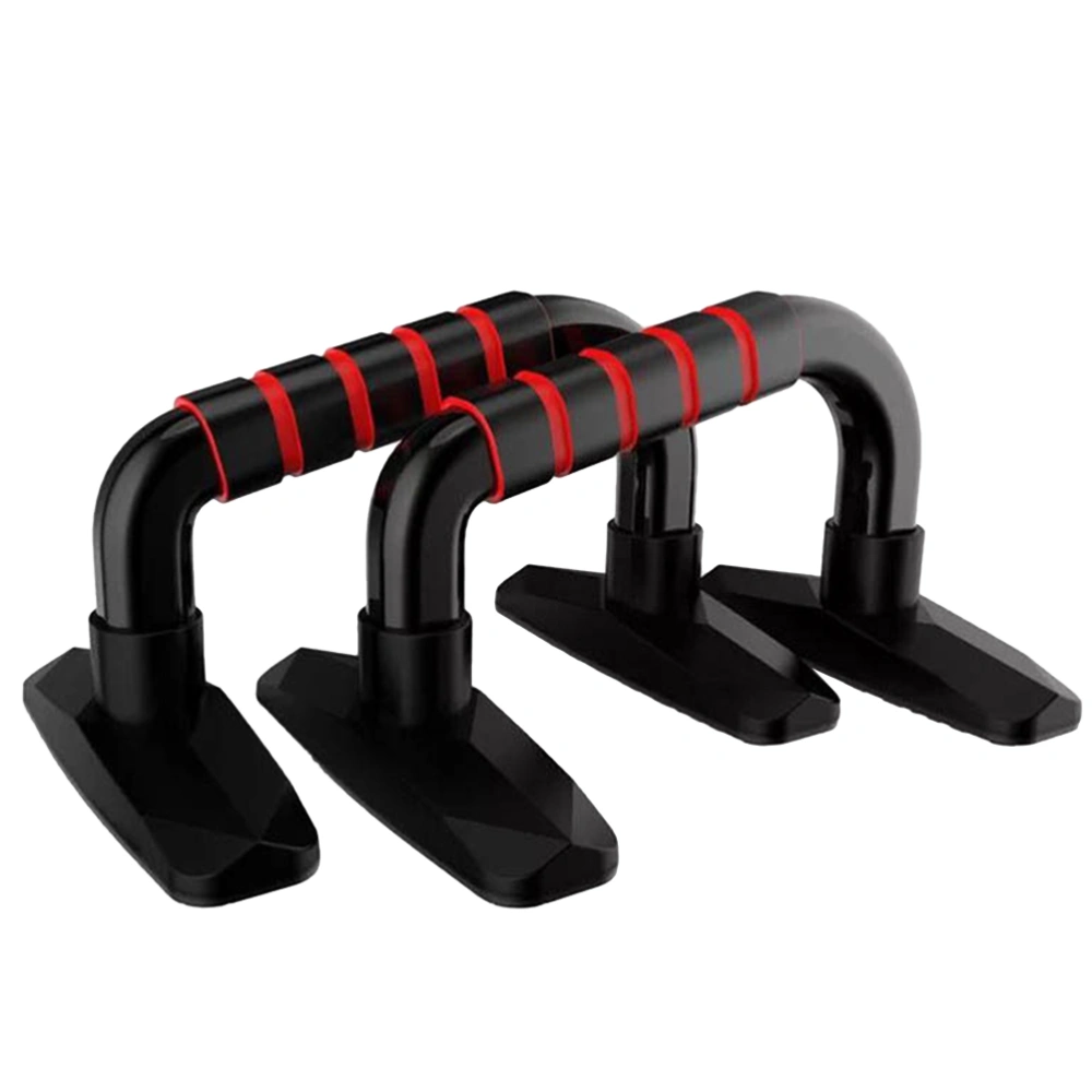 1 Pair H Shape Fitness Household Push-up Stands Bars for Gym Body Building Muscle Exercises Abdomen Chest Push Ups Hand Grip Trainer Tool