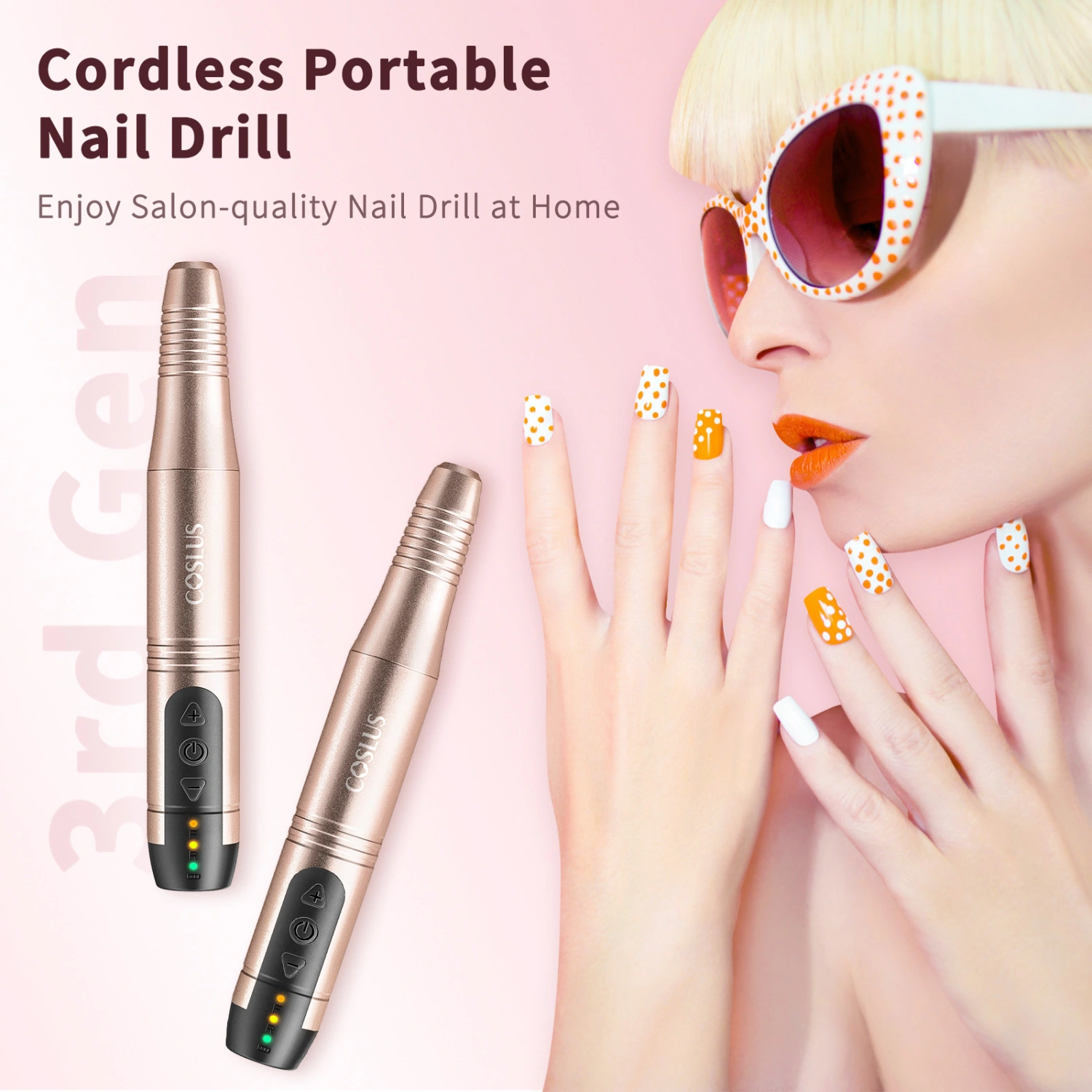 Nail Drill Machine Electric Nail Drill Women Manicure Pedicure Tool Nail Salon Supplies