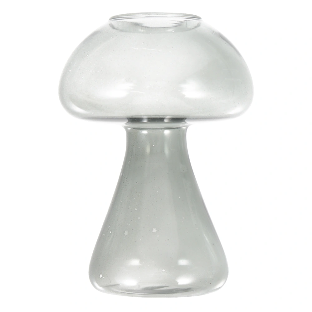 Floral Arrangement Vase Glass Vase Mushroom Shaped Flower Vase Desktop Vase