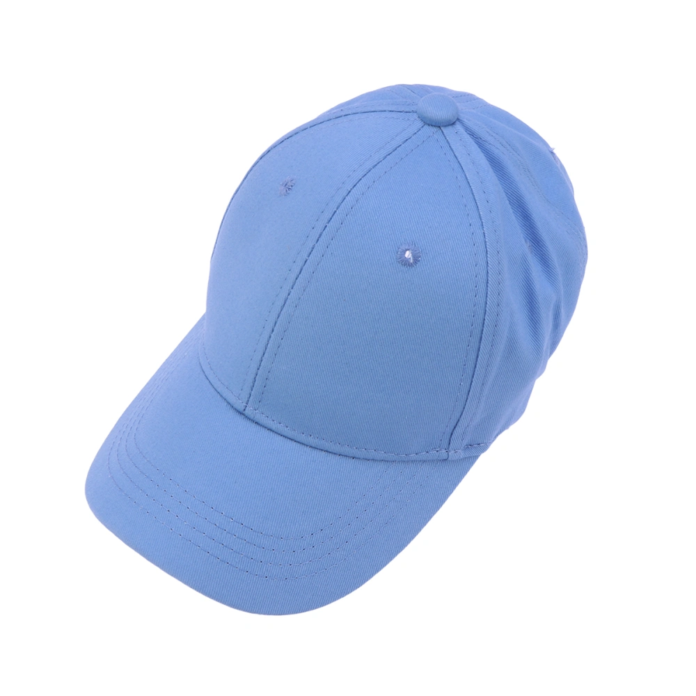 Children Summer Sun Hat Baseball Caps Outdoor Summer Sun Protection Hat Casual (Blue)