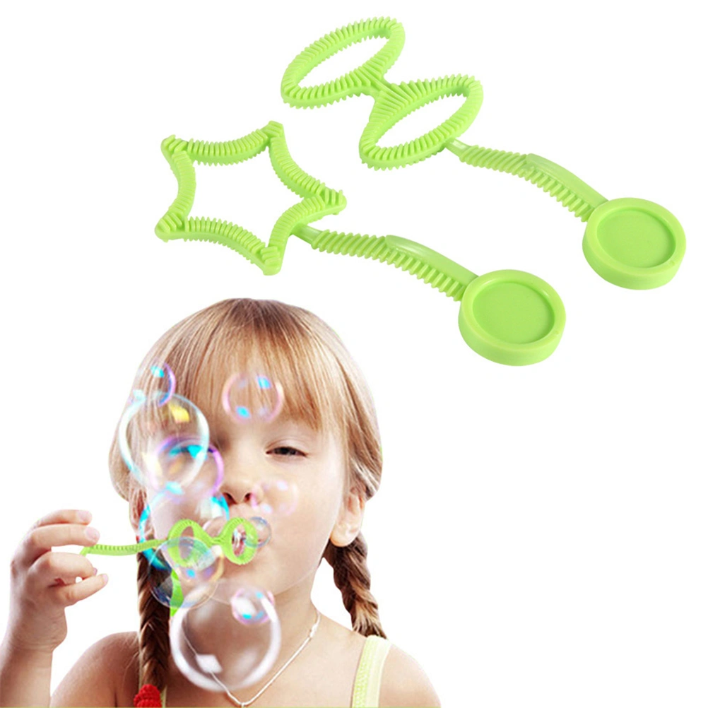 1 Set Funny Blowing Bubble Tool Jumbo Giant Blowing Bubble Tool Stylish Bubble Maker Toys for Kids Outdoor (Without Bubble Water)