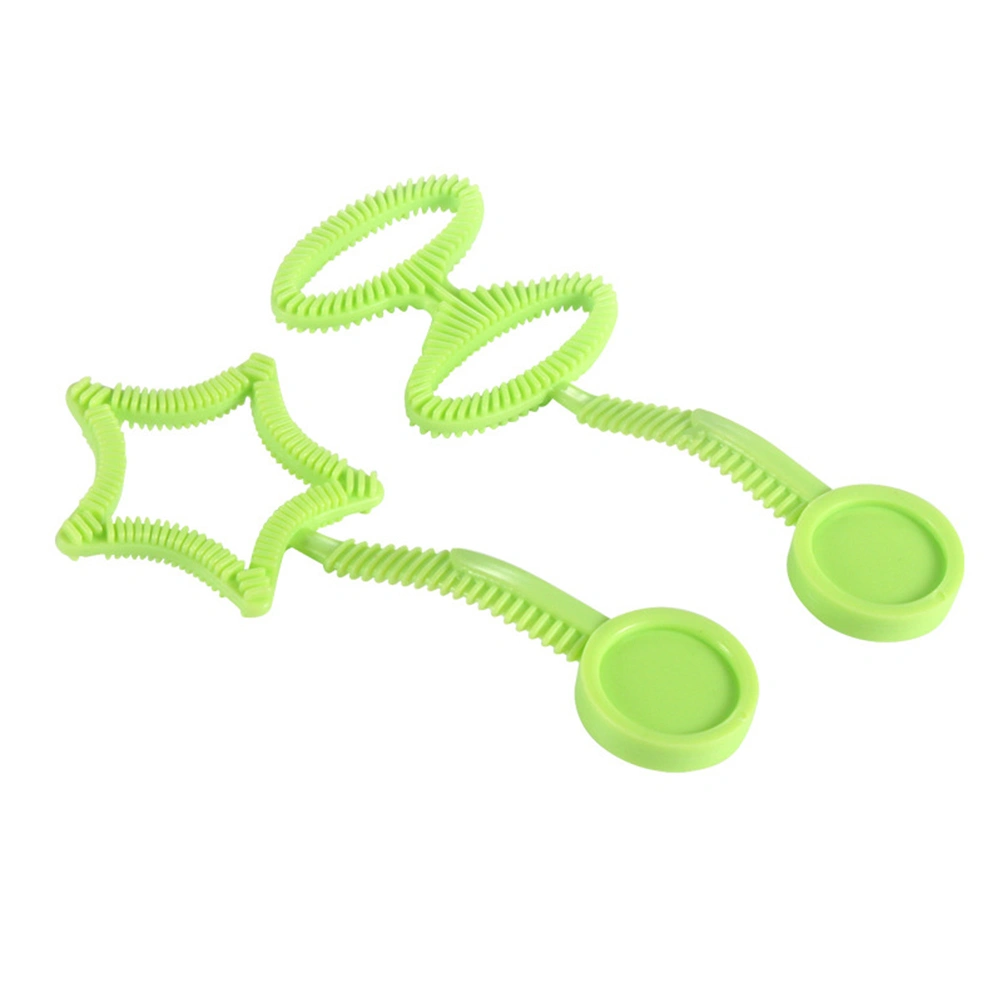 1 Set Funny Blowing Bubble Tool Jumbo Giant Blowing Bubble Tool Stylish Bubble Maker Toys for Kids Outdoor (Without Bubble Water)