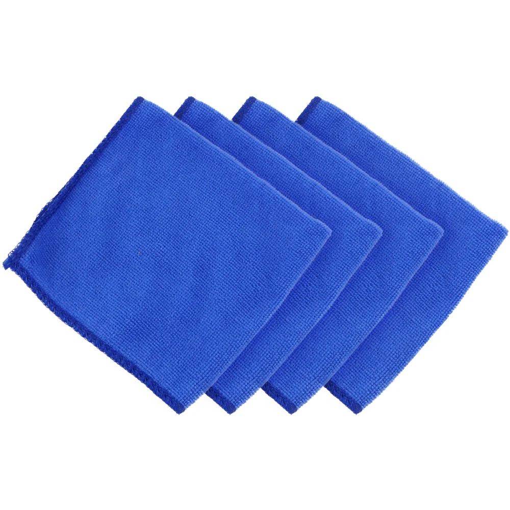 50Pcs Solid Color Cleaning Towel Cloths Towels Microfiber Car Wash Towel