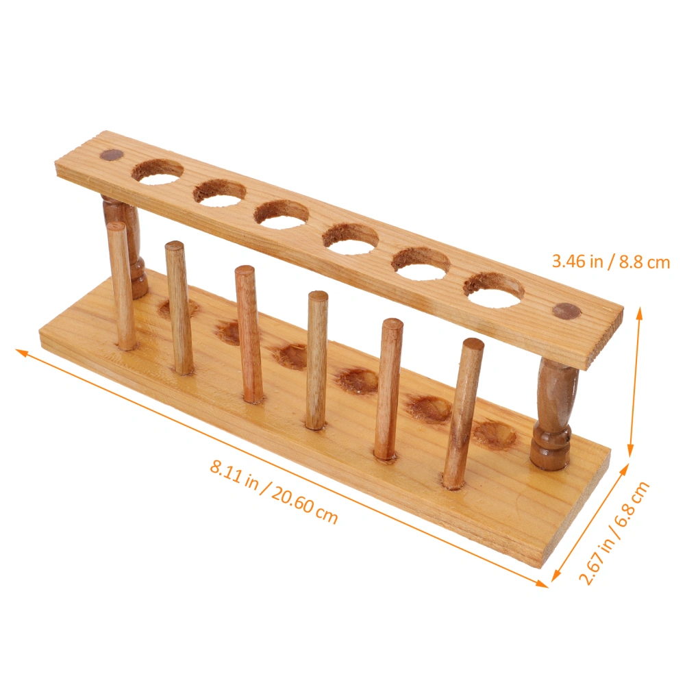 2 Pcs Wood Test Tube Rack Laboratory Test Tube Stand Useful Test Tube Organizer