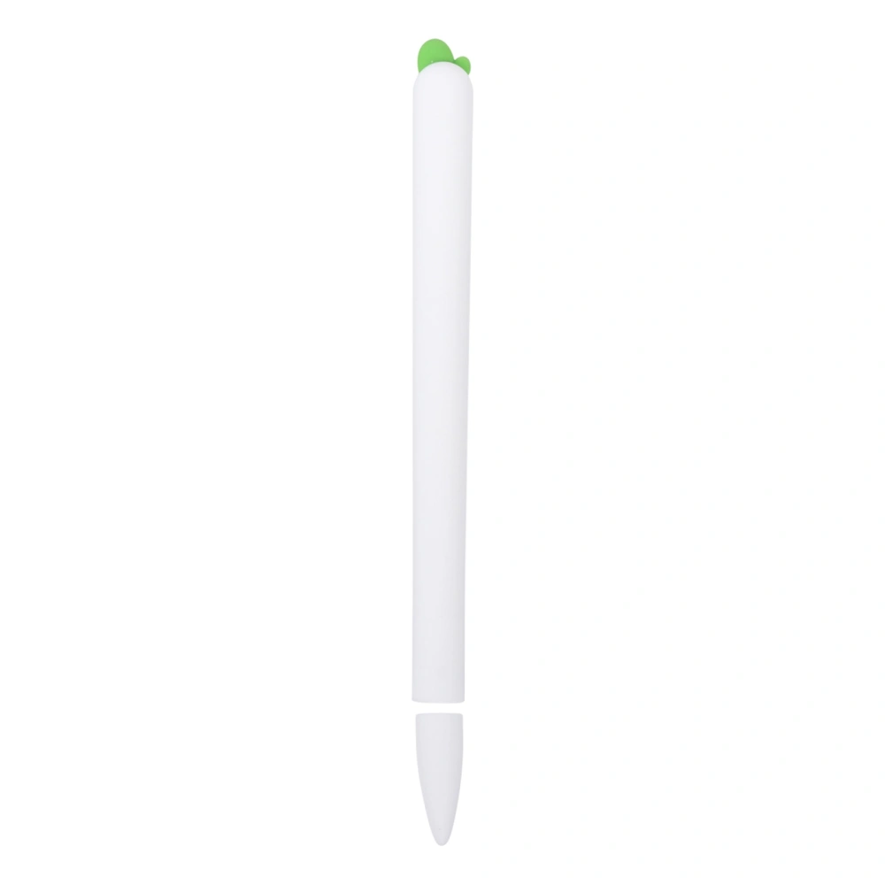 1pc Stylus Pen Cover Silicone Protective Cover Compatible for Apple Pencil 2