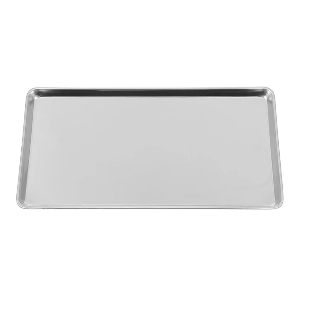 Stainless Steel Plate Rectangular Plate Kitchen Storage Tray Cold Noodle Plate Tray