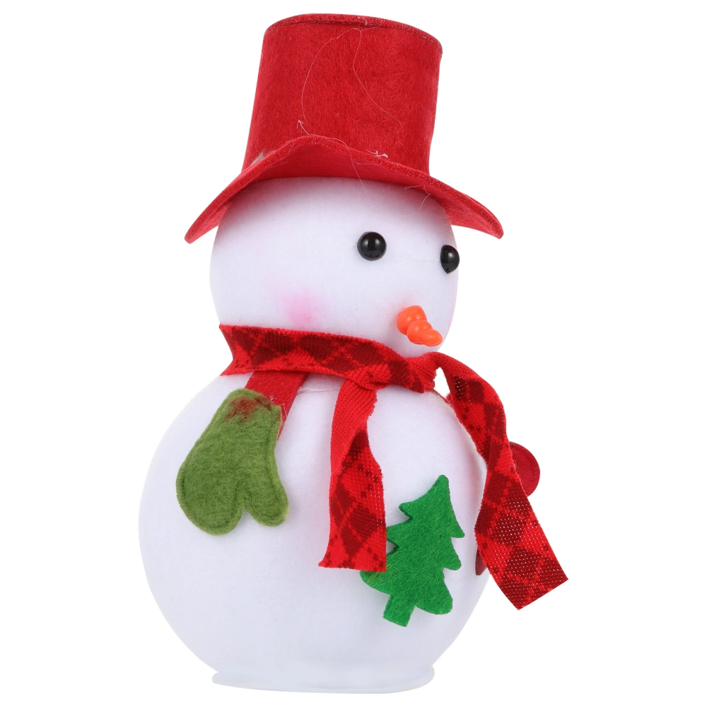 Christmas Decoration Snowman Doll Ornaments Lovely Party Decoration (Red)