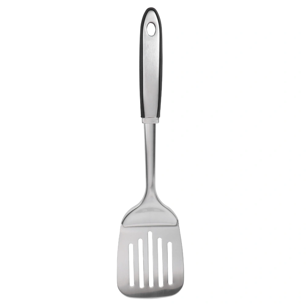 Large Stainless Steel Slotted Turner Comfortable Grip Spatula Turner for Cooking and Non Stick Cookware