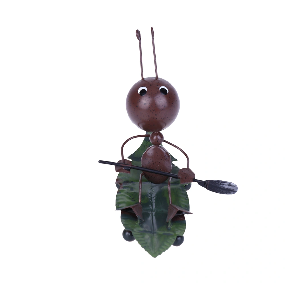 Iron Ant Model Figurine Ant Craft Boating Table Adornment Home Decor Gift for Study Room Bedroom Office