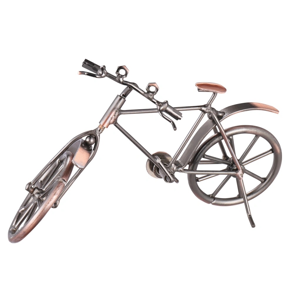 VORCOOL Iron Model Creative Retro Bike Travel Souvenirs Metal Crafts Decoration Home Furnishing