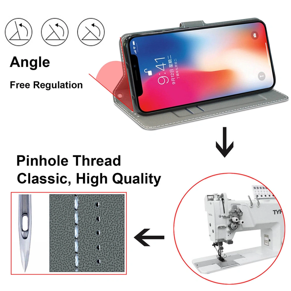 Painted Phone Shell with Cards Slot Compatible with A54 5G/A74 5G/A93 5G/A93s 5G