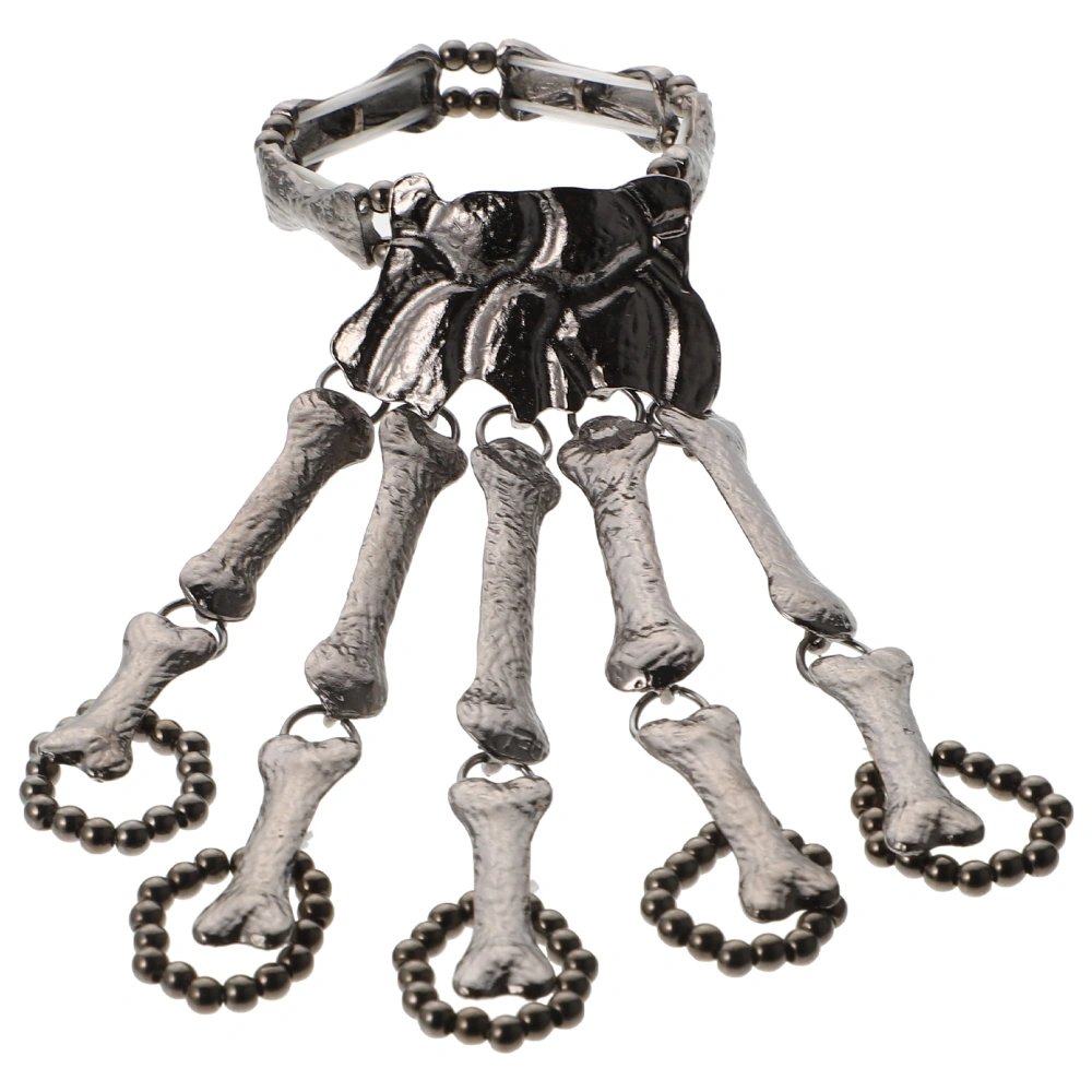 Halloween Skeleton Bracelet Creative Skull Bracelet Alloy Wrist Jewelry