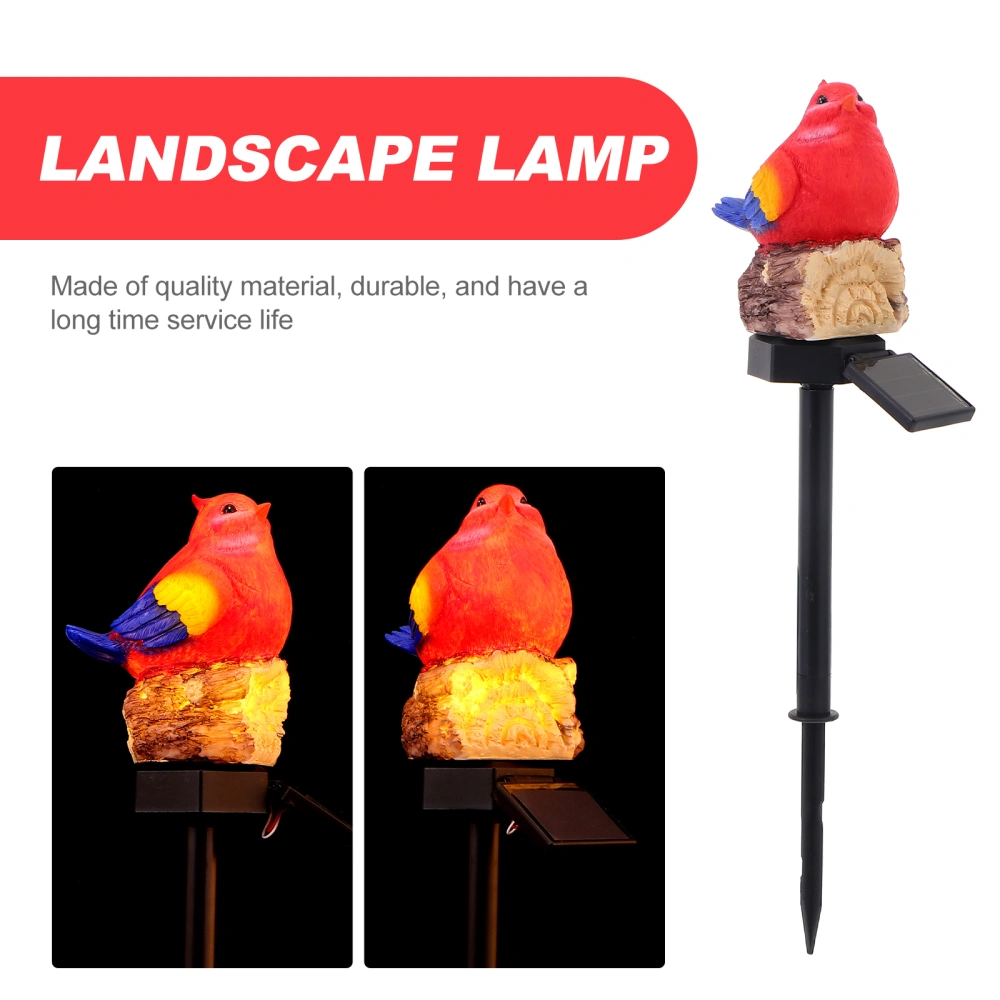 1pc Bird Shape Plug-in Lamp Solar Powered Plug Light Outdoor Decorative Light