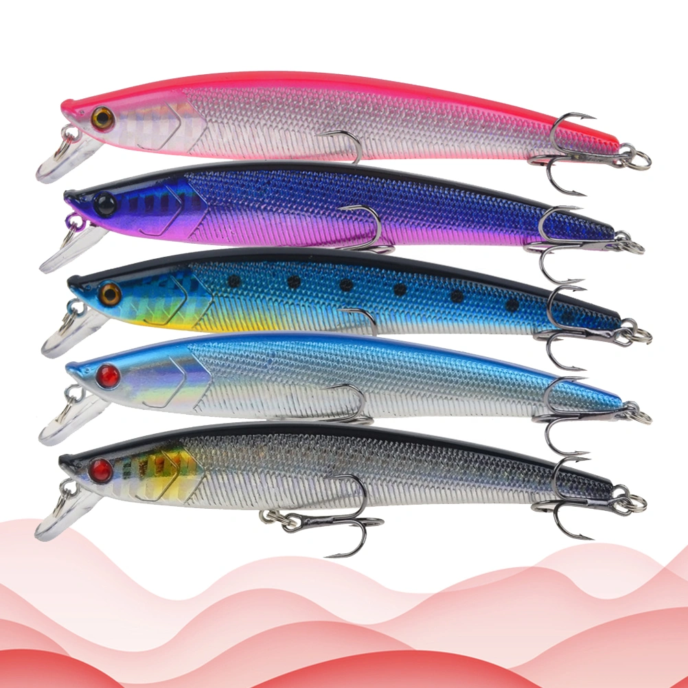 1 Set 11cm Fake Fishing Bait with Fishing Hook Simulated Fishing Baits Fishing Accessories Fishing Supplies
