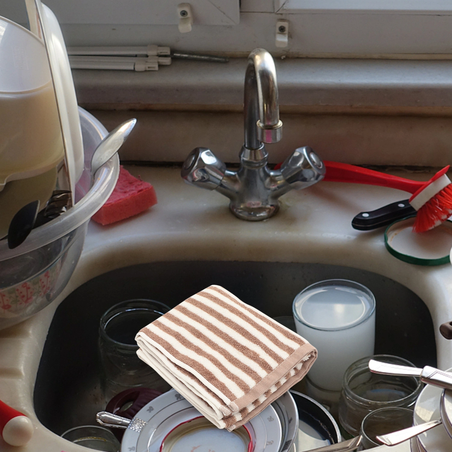 Dish Towel Cotton Cleaning Towel Super Absorbent Dish Towel Tableware Cleaning Towel Kitchen Towel