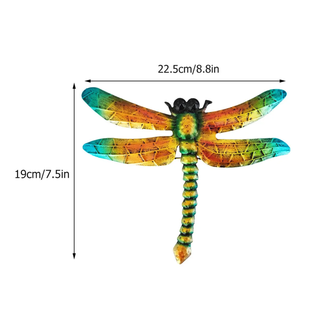 Iron Hanging Decoration Dragonfly Household Wall Art Decor Hanging Dragonfly