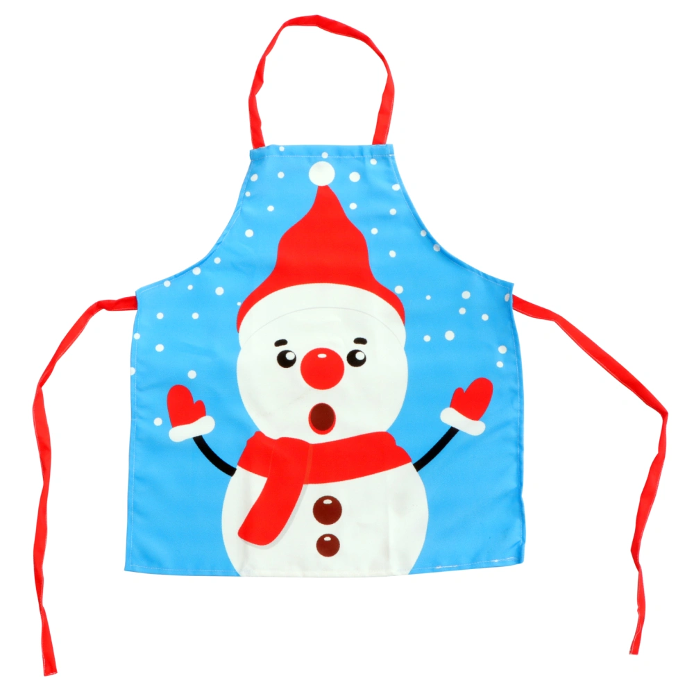 1pc Christmas Aprons Funny Cartoon Apron Adjustable Kitchen Cookie Apron