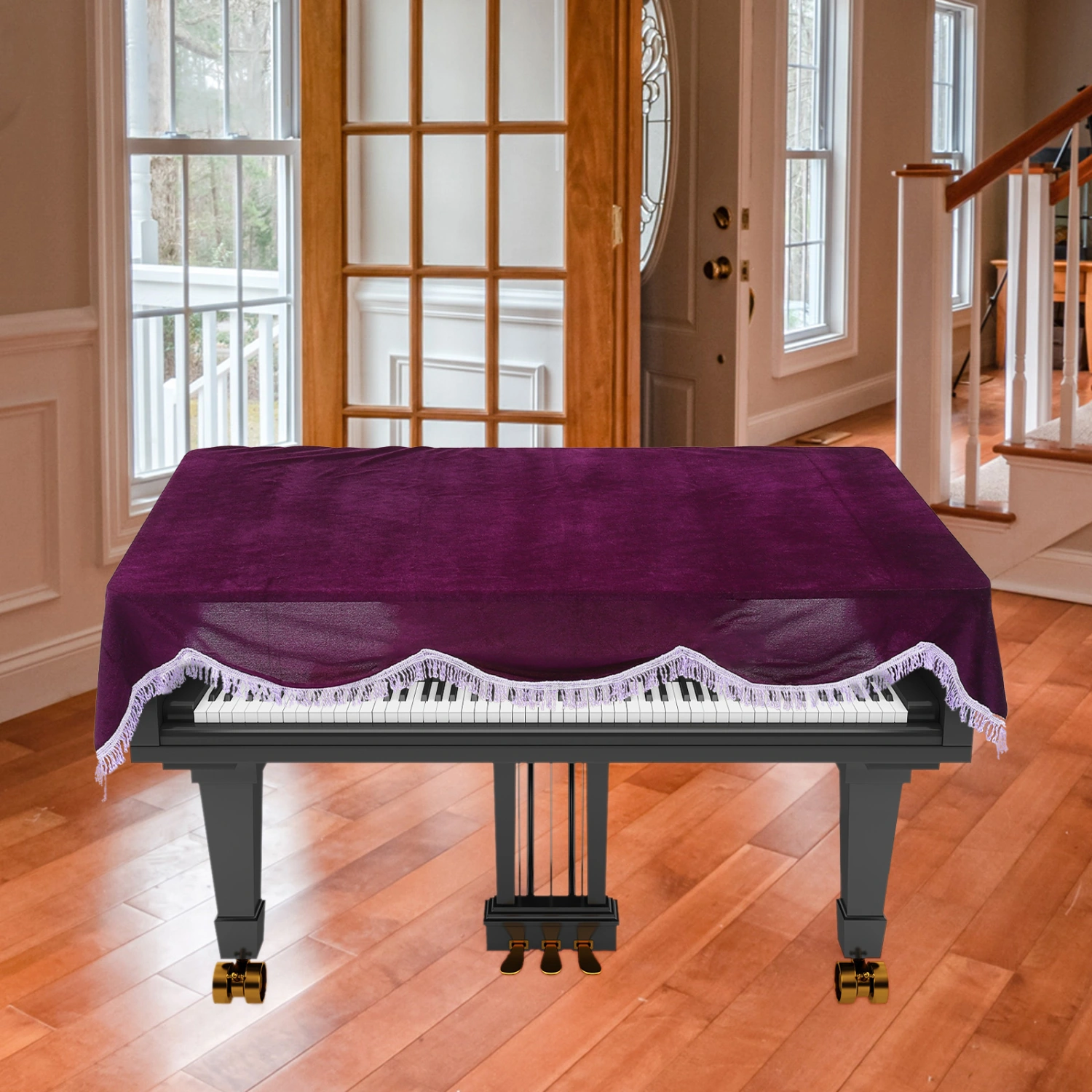 Exquisite Piano Dust-proof Piano Cover Durable Musical Instrument Cover