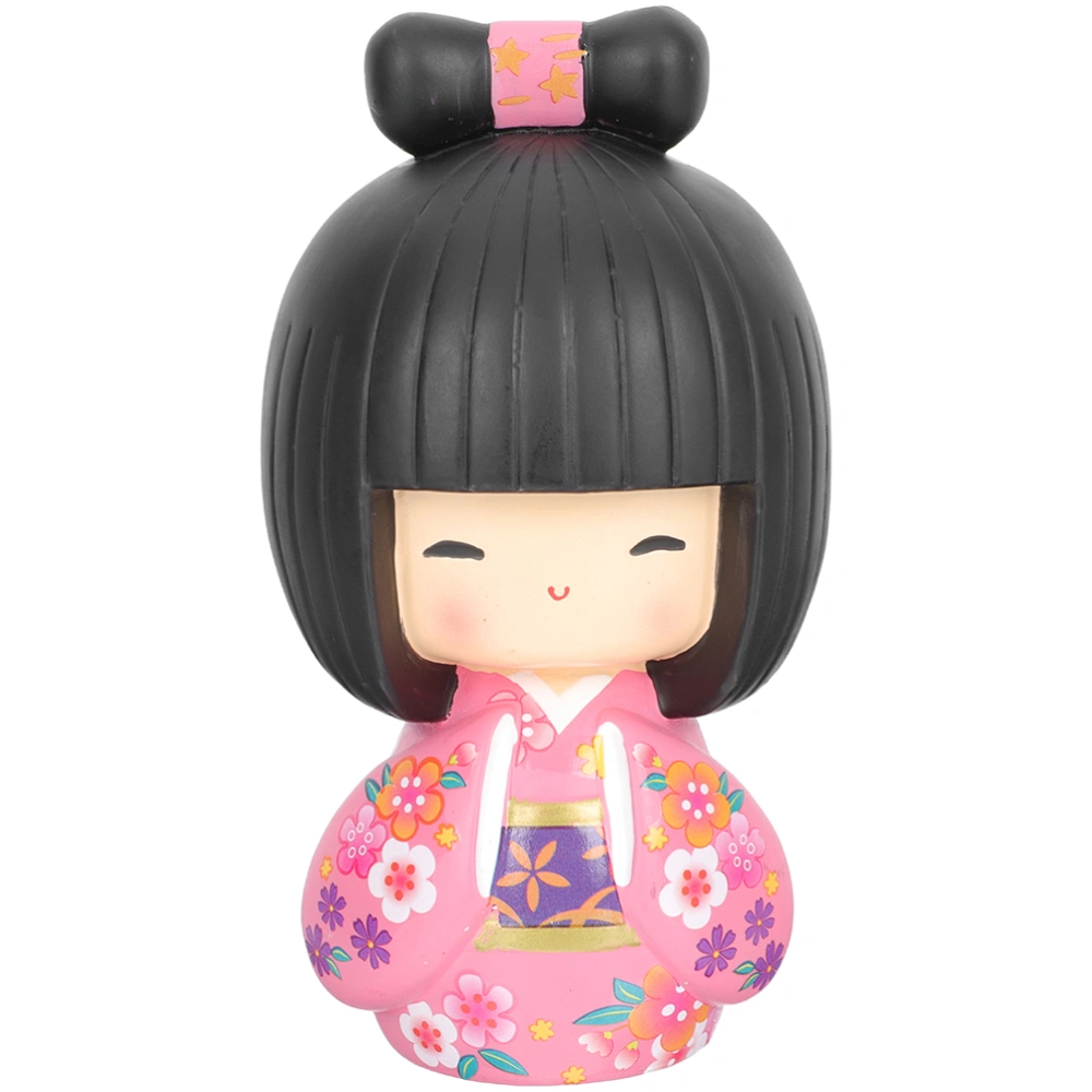 Japanese Kimono Doll Resin Kimono Doll Japanese Restaurant Tabletop Ornament